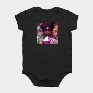 Pearl, Garnet, Amethyst Baby Bodysuit